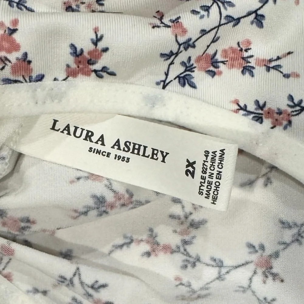 LAURA ASHLEY 5 Pack Briefs Panties Soft Comfy Stretch Floral Solids NWT 2X - Picture 8 of 14